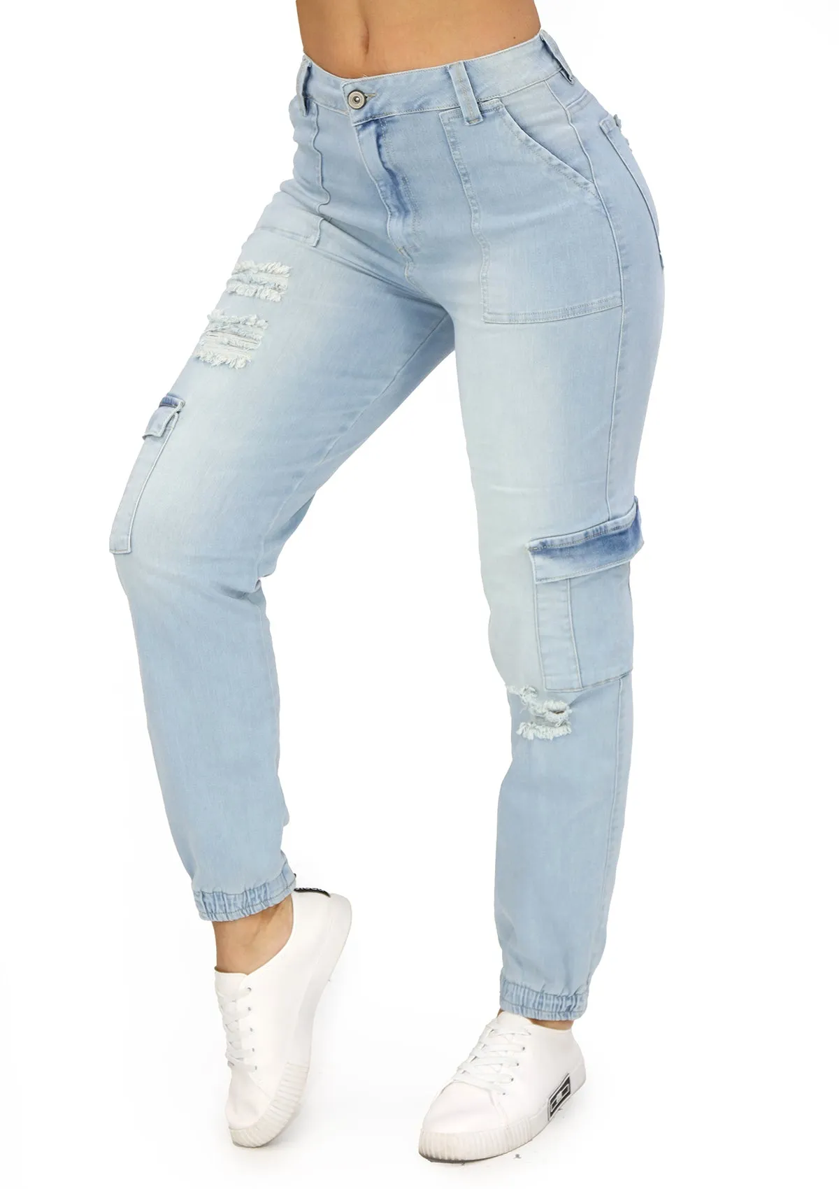 20939 Ripped Jogger Jean (Cargo) by Maripily Rivera