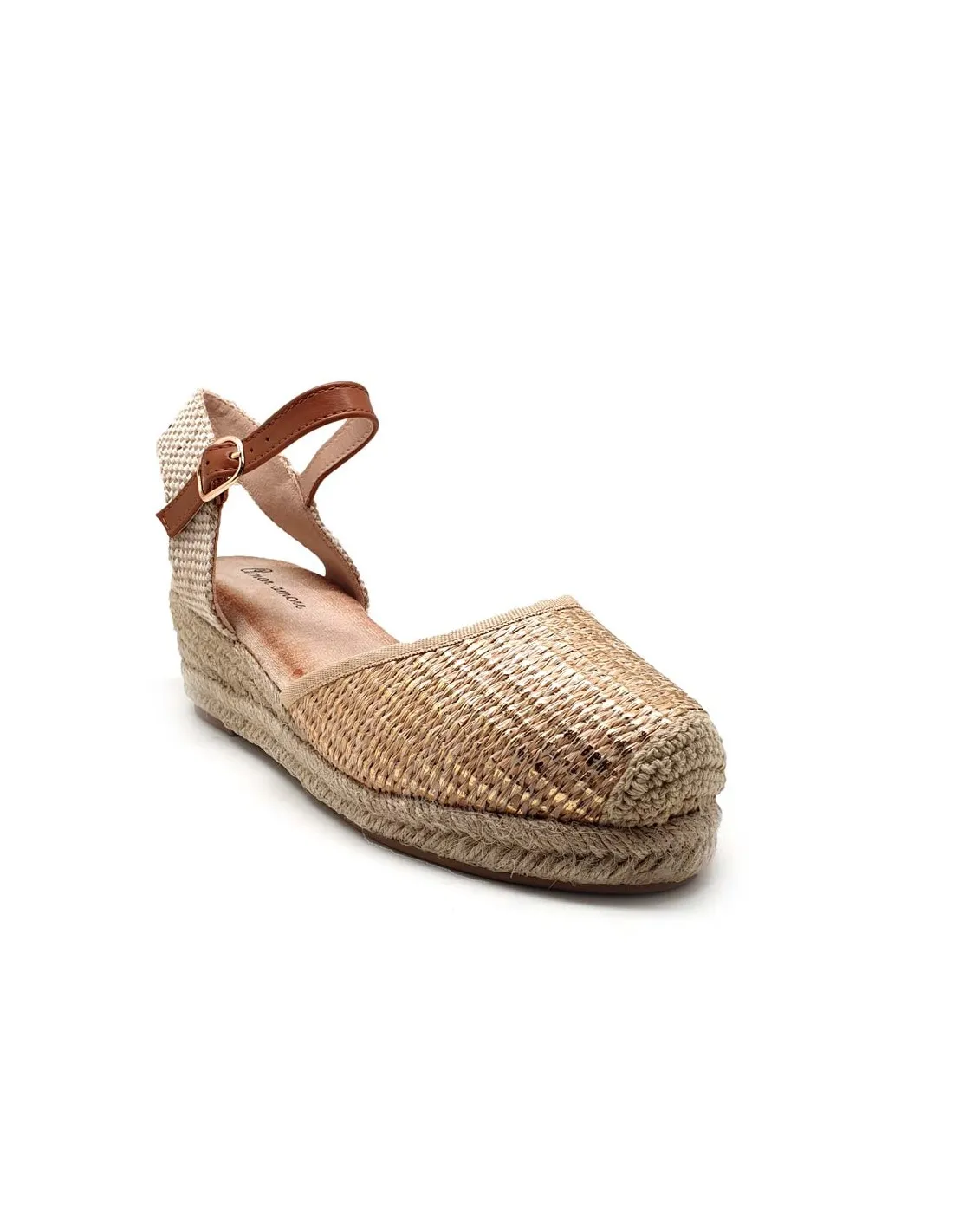 AMOR AMORE CUÑA YUTE MUJER  RL2051ORO