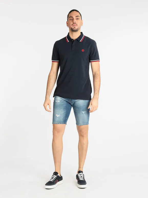 Baci & Abbracci Bermuda vaquera de hombre con rotos