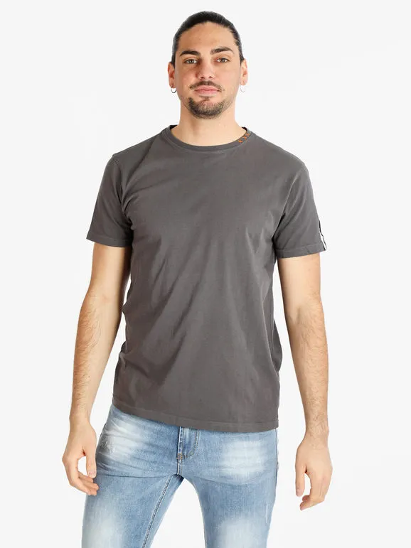 Baci & Abbracci Camiseta de hombre de algodón de manga corta