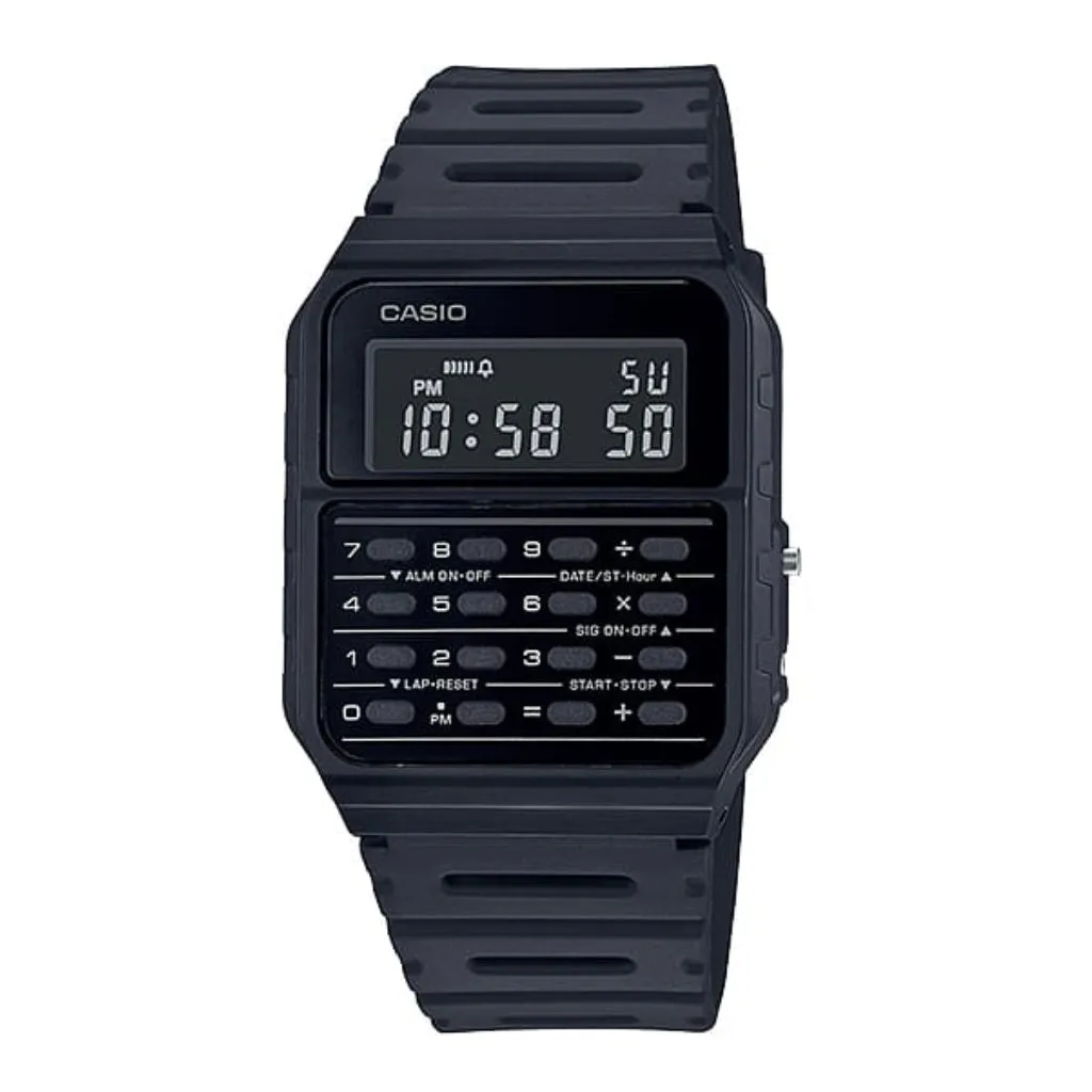 CASIO RELOJ DIGITAL CON CALCULADORA DATA BANK PARA HOMBRE, CA53WF1B