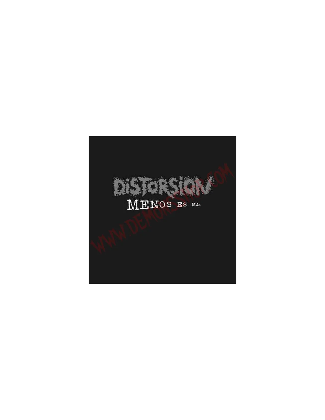 CD DISTORSION  MENOS ES MAS
