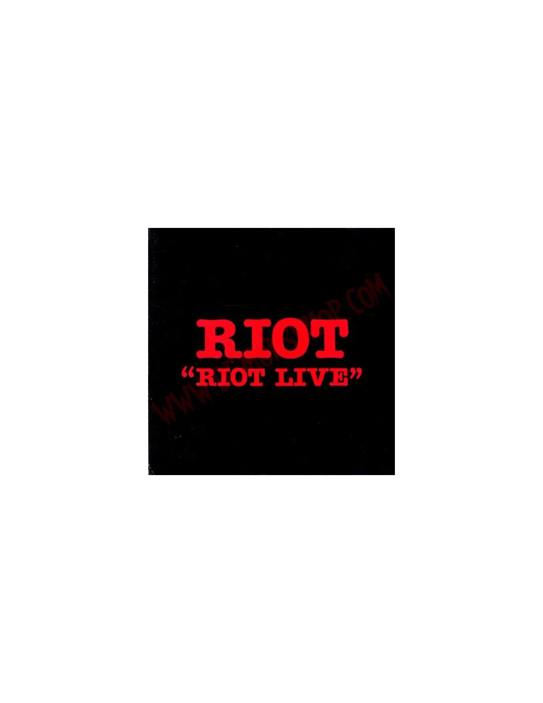 CD RIOT  RIOT LIVE