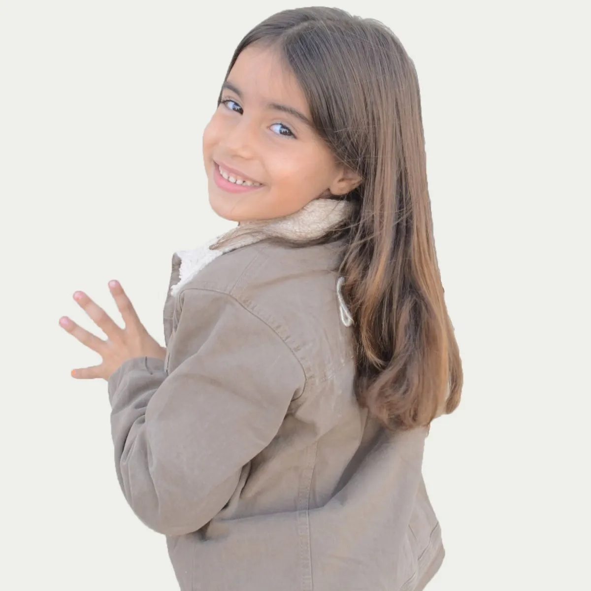 Chamarra Vaquera para Nia o Nio Quincy Color Beige