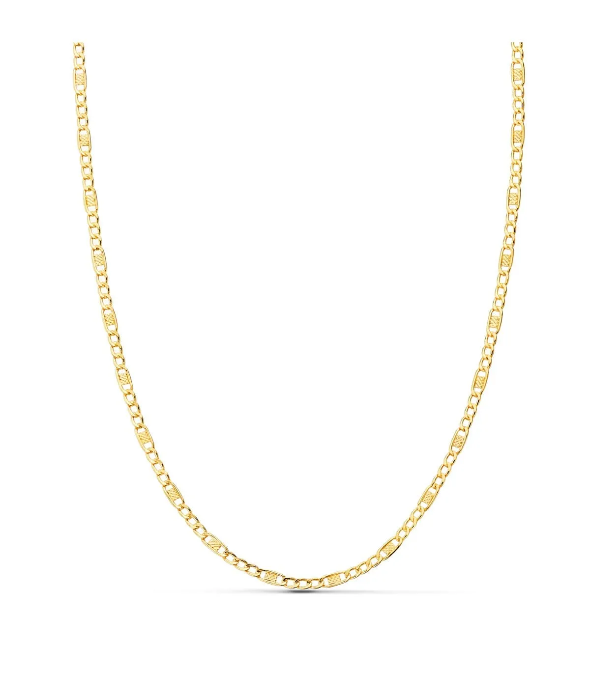 Chaîne Marine 3x1 Or 18 K 2 mm