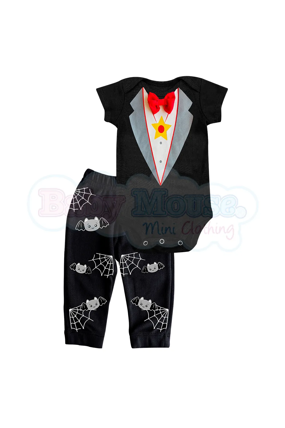 Conjunto 2 Pzas mc. Baby Vampirito moo real