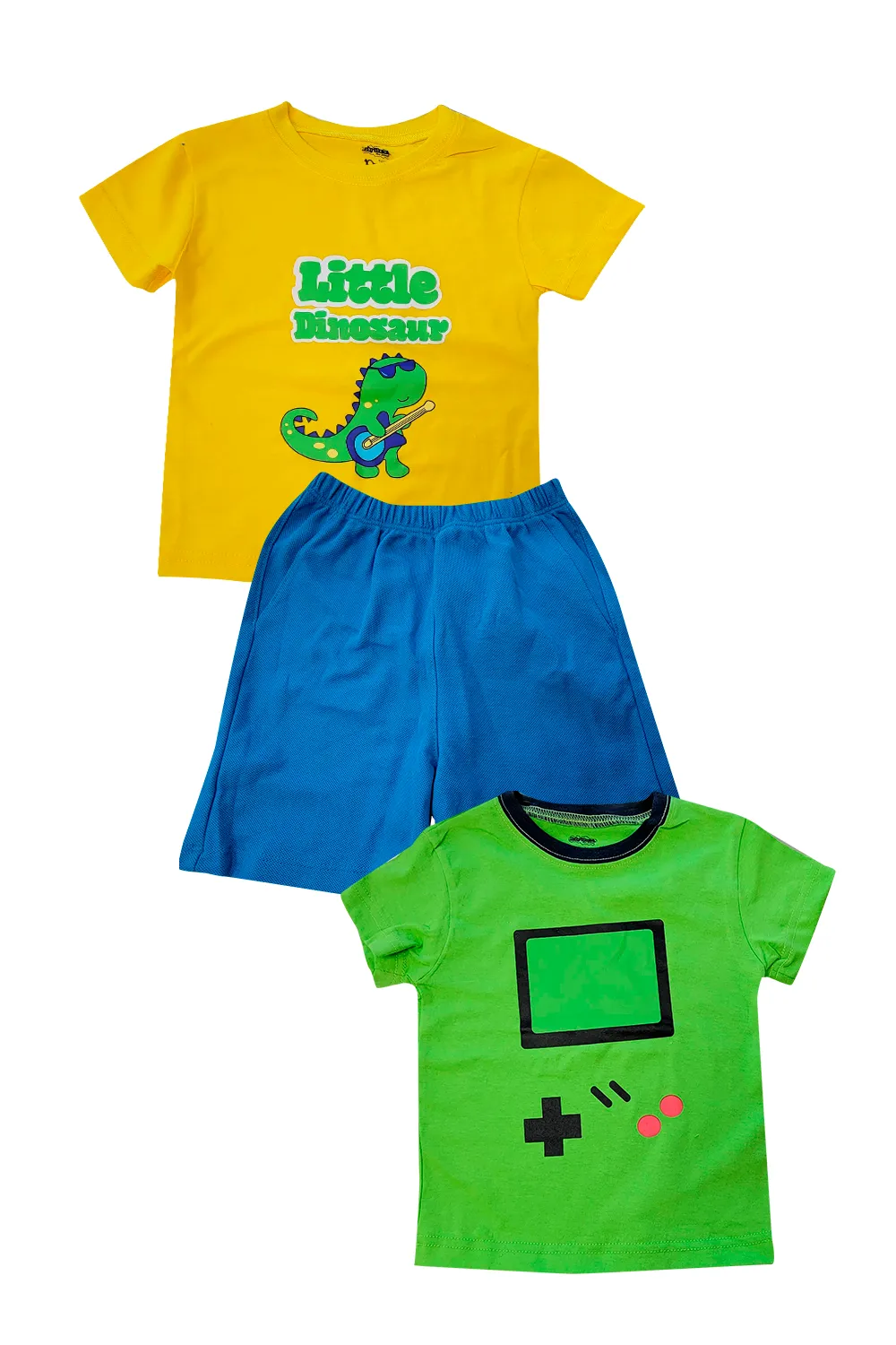 CONJUNTO 3 PZAS  LITTLE DINO/GAME