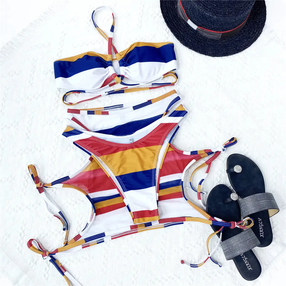 Conjunto de Bikini 3 Piezas Bandeau