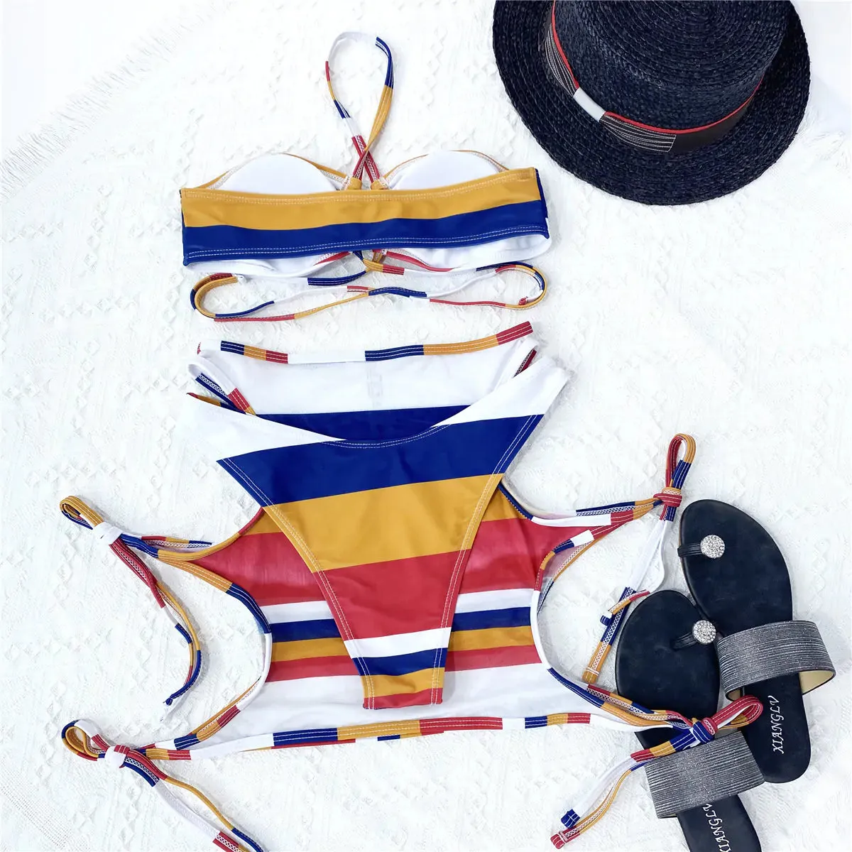 Conjunto de Bikini 3 Piezas Bandeau