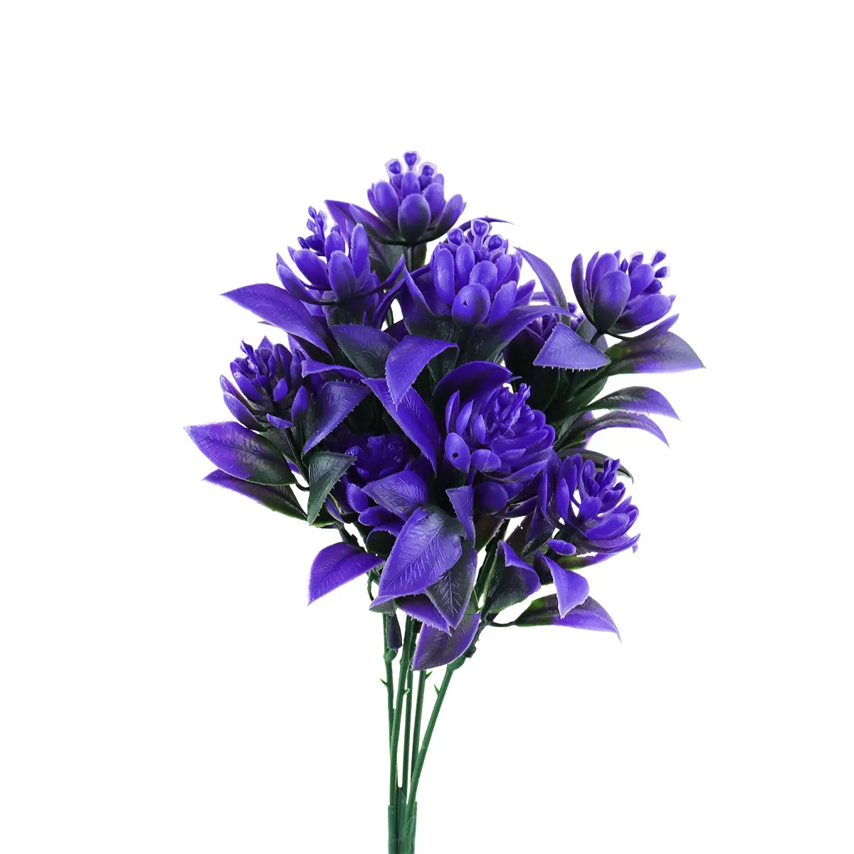 Follaje Artificial con Flores color Morado