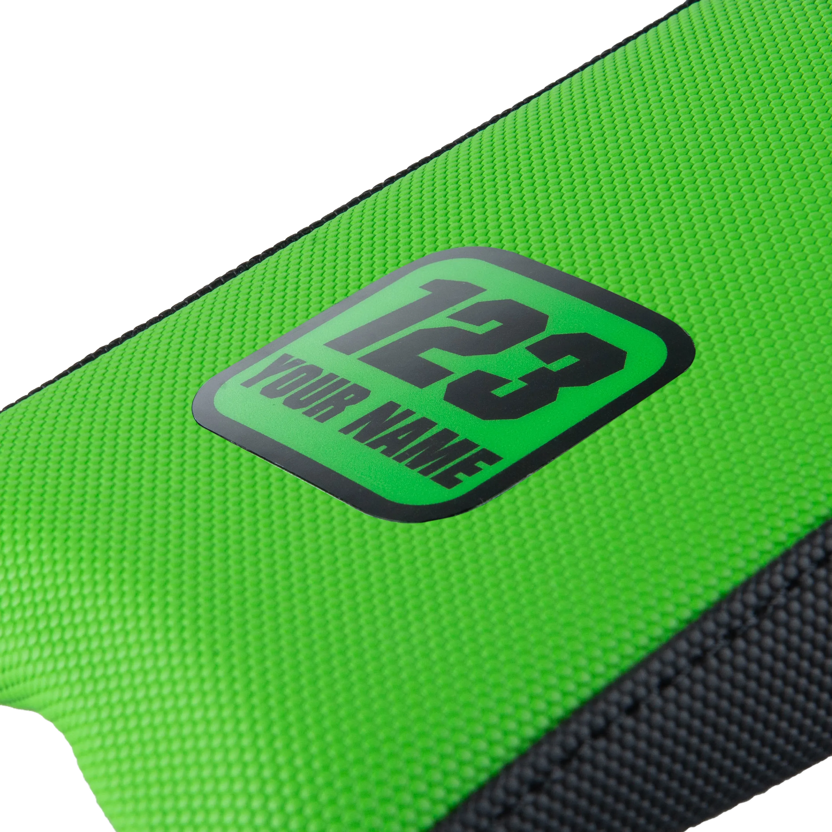 FUNDA DE ASIENTO PERSONALIZADA 24MX DUAL COLOR + NOMBRE 