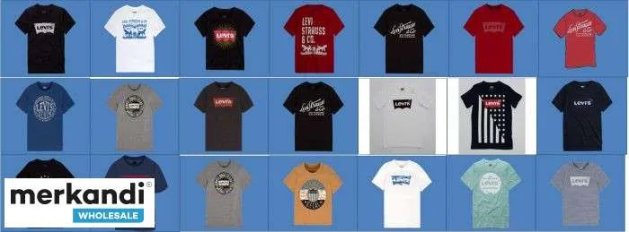 Levi's Boys manga corta impresa tees surtido 48pcs.