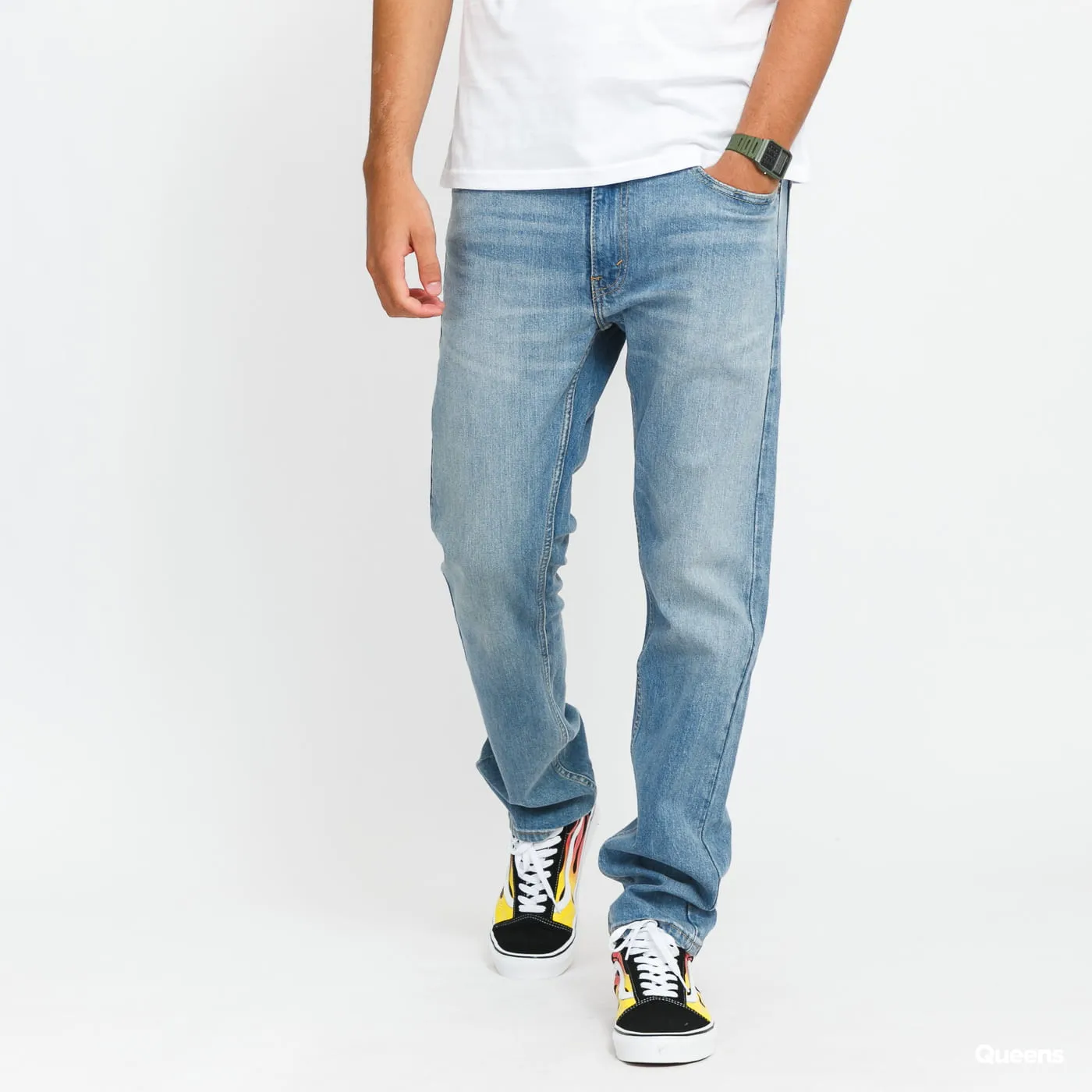 Levi's 513 Slim Straight Fit worn to ride adv