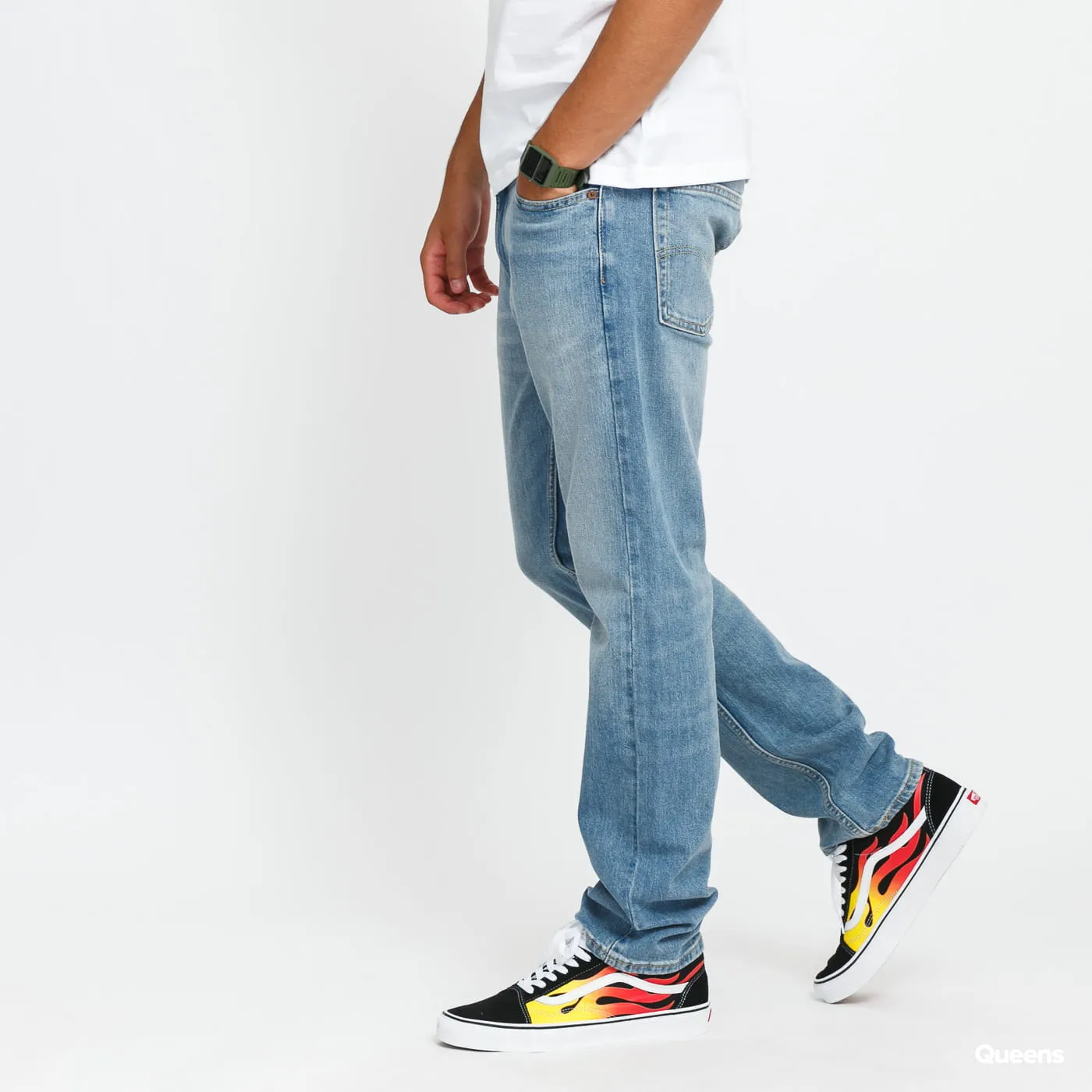 Levi's 513 Slim Straight Fit worn to ride adv
