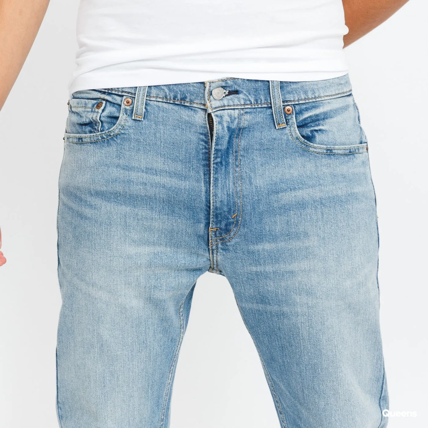 Levi's 513 Slim Straight Fit worn to ride adv