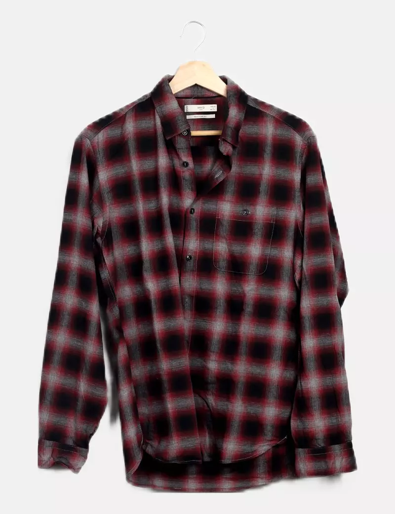 Mango Camisa bicolor casual