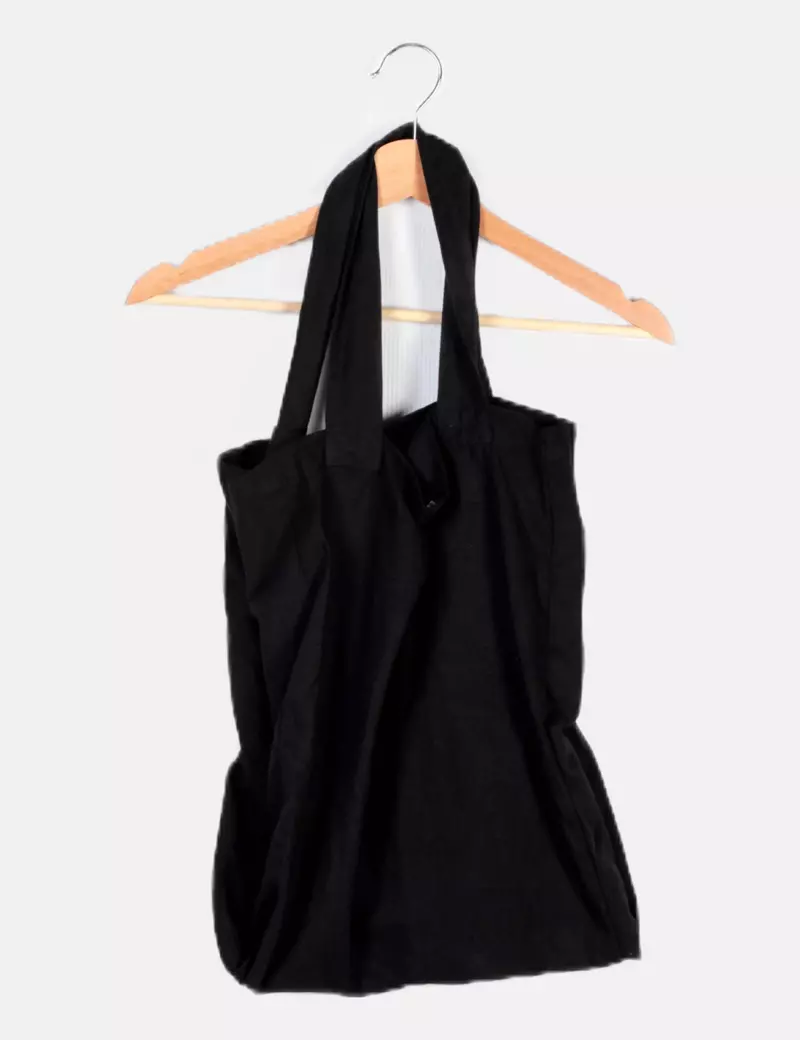 Mango Tote negro básico
