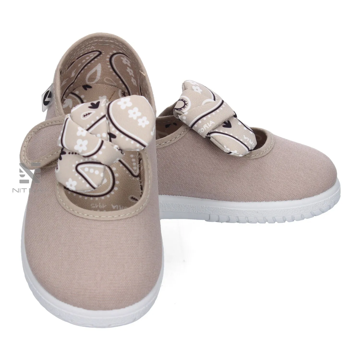 Merceditas Ojalá Pauelo raya Beige Victoria