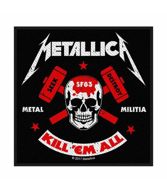Metallica METAL MILITIA Patch Parche Licencia Oficial SP2935