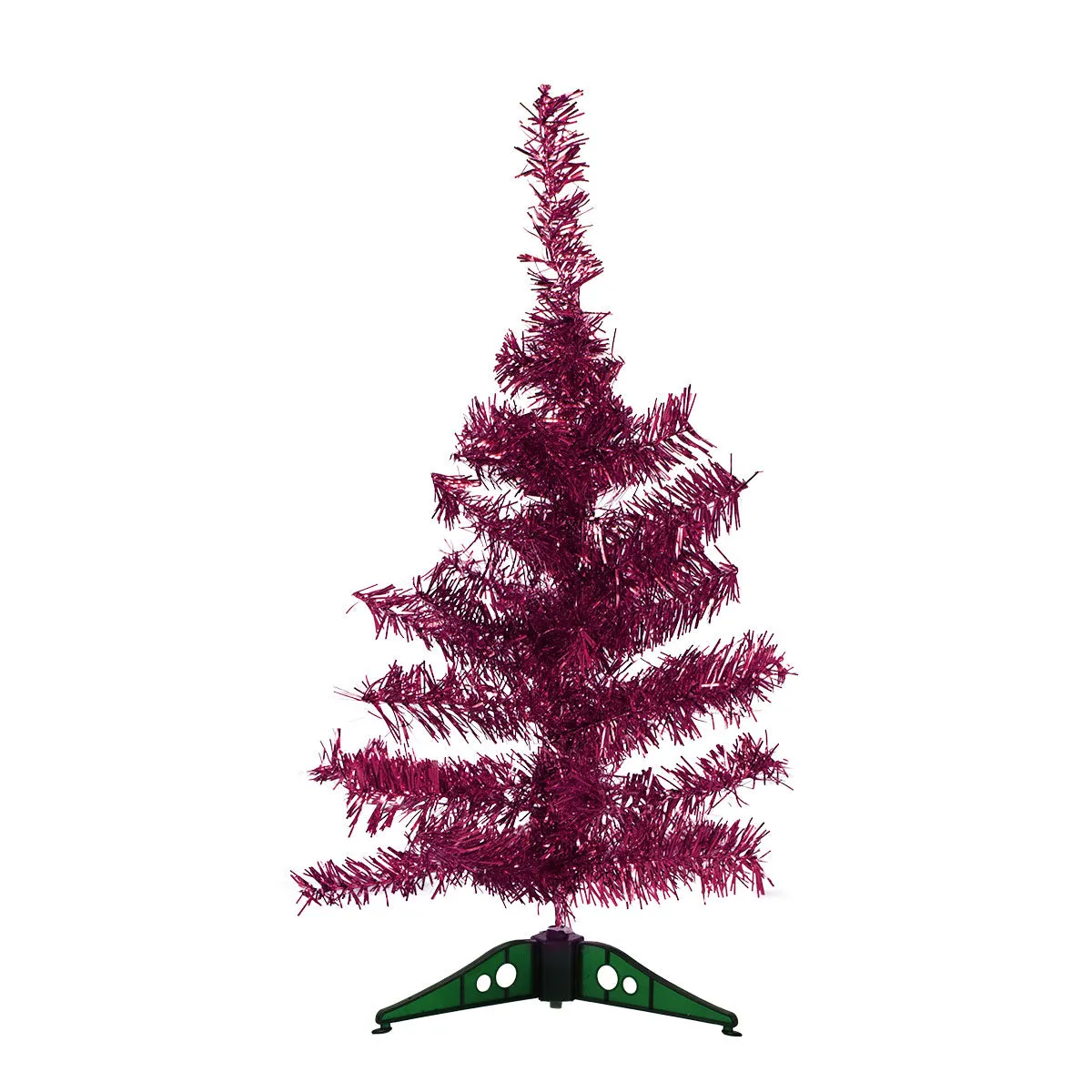 Mini rbol de Tinsel color Fucsia