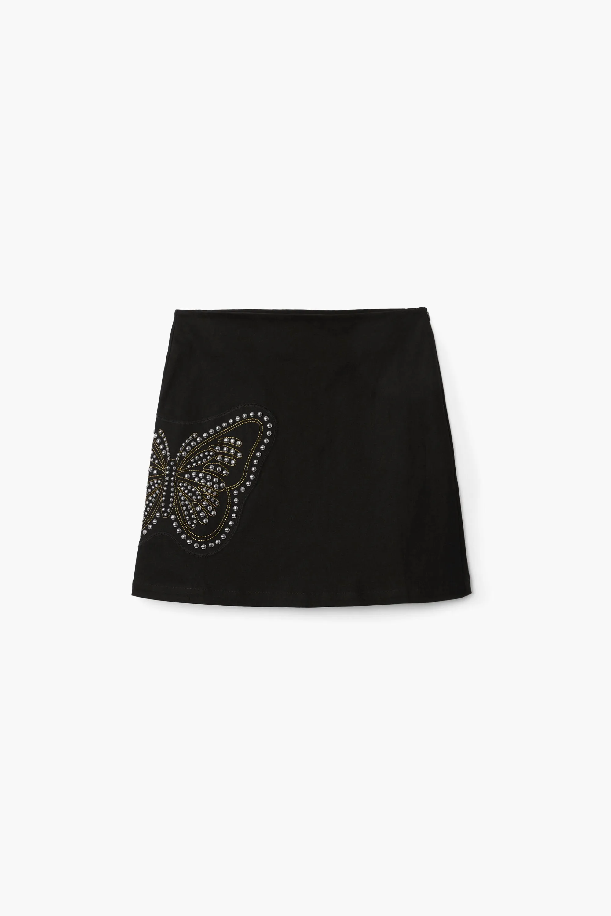 Minifalda slim mariposa