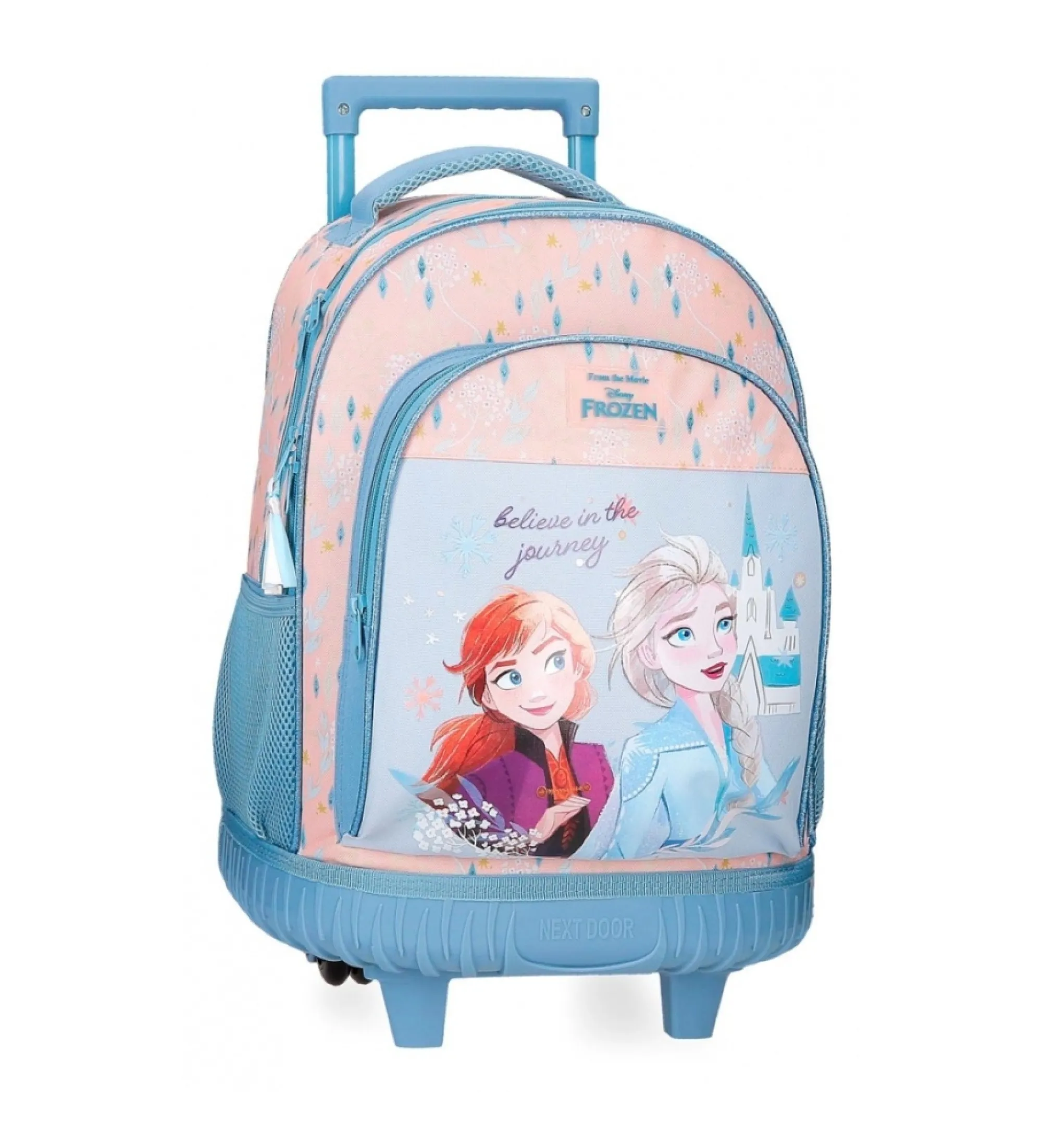 Mochila con ruedas  Frozen Believe in the journey azul