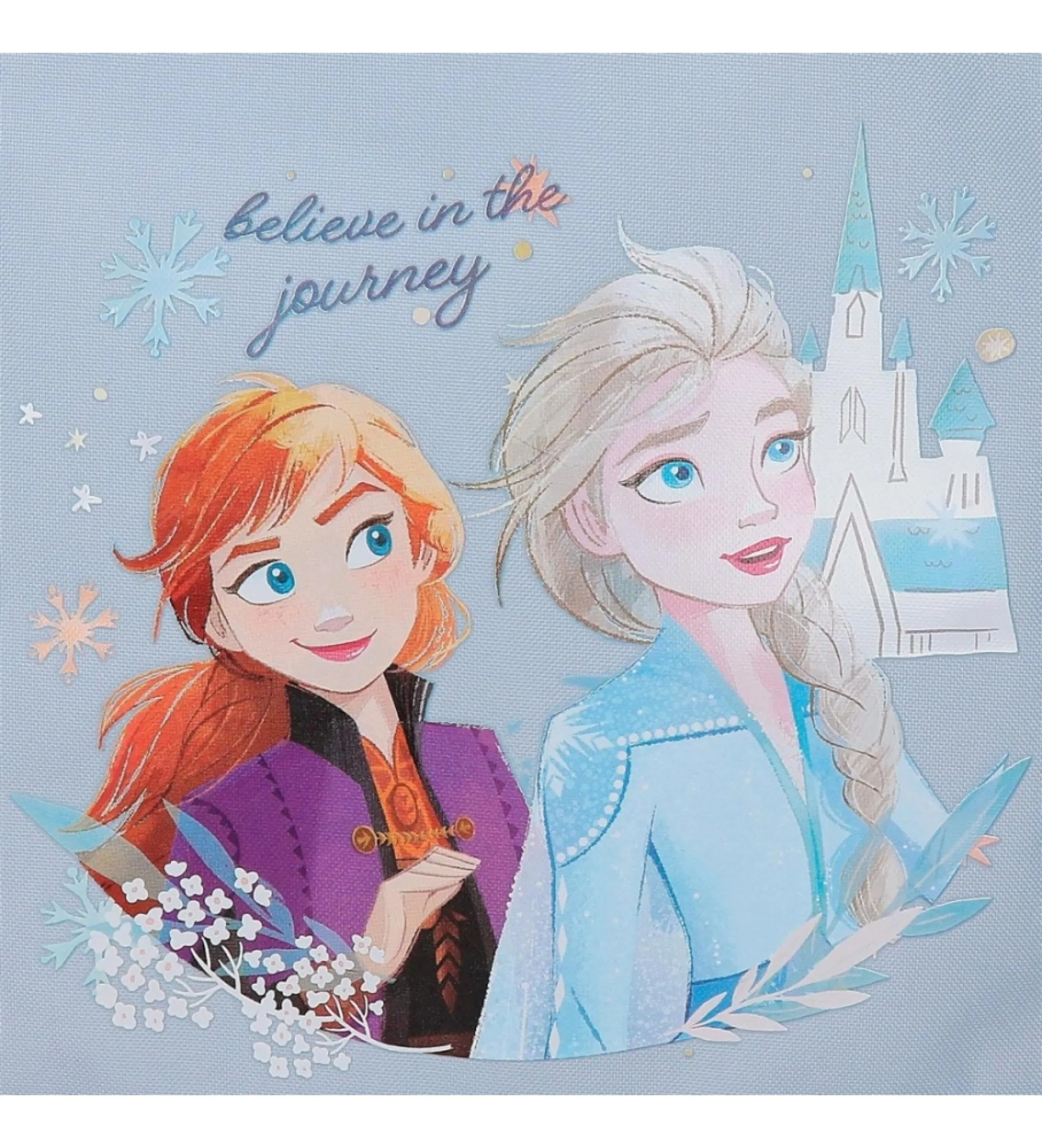 Mochila con ruedas  Frozen Believe in the journey azul