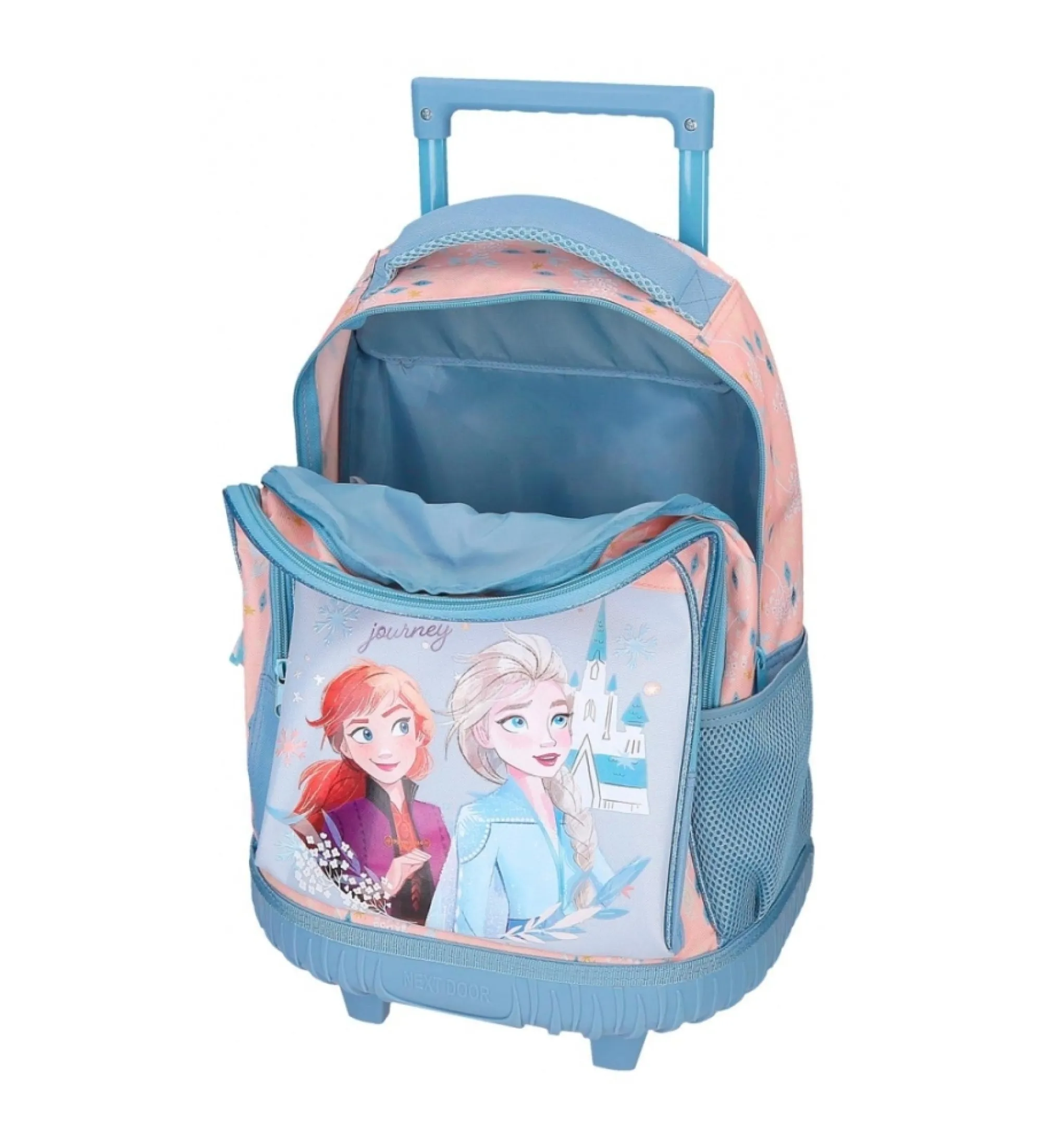 Mochila con ruedas  Frozen Believe in the journey azul