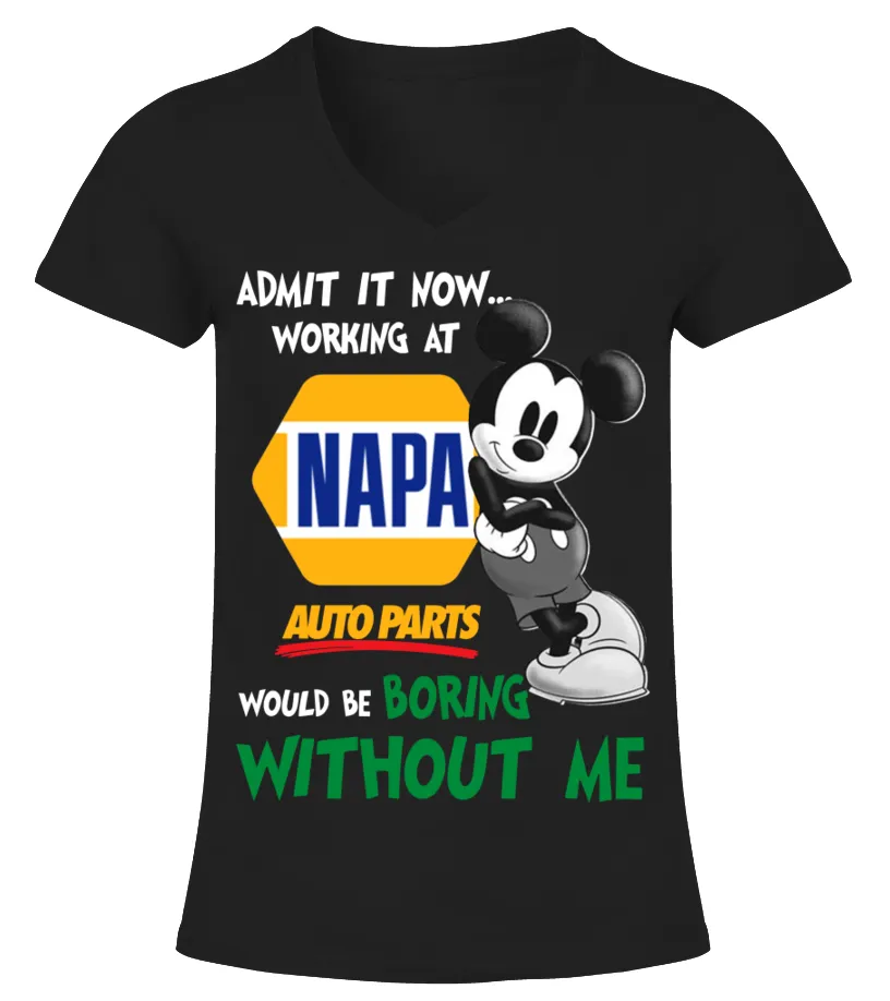 NAPA Auto Parts Camiseta cuello pico Mujer