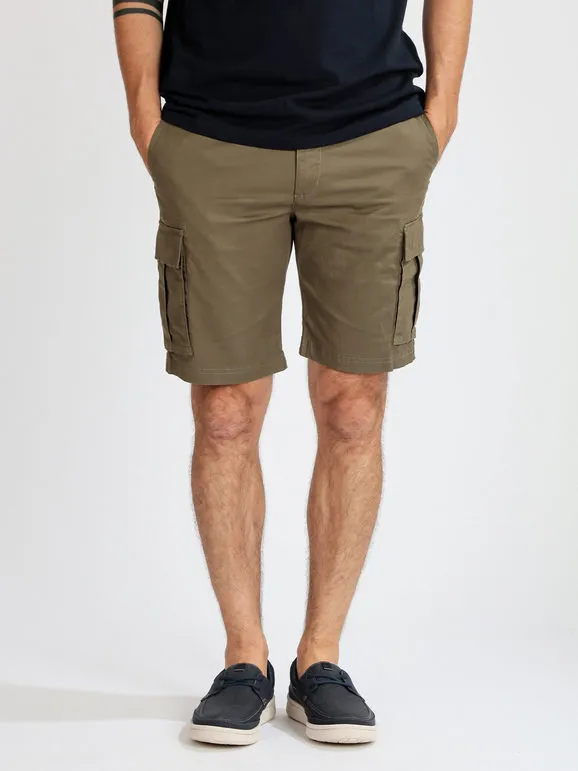 Navigare Bermuda cargo de algodón para hombre