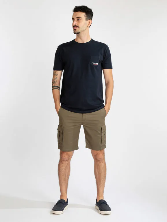 Navigare Bermuda cargo de algodón para hombre