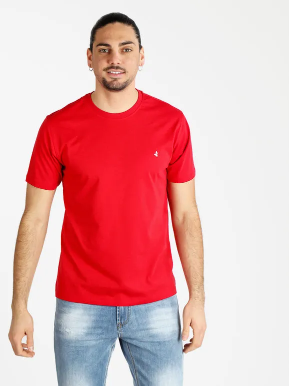Navigare Camiseta de hombre de algodón de manga corta