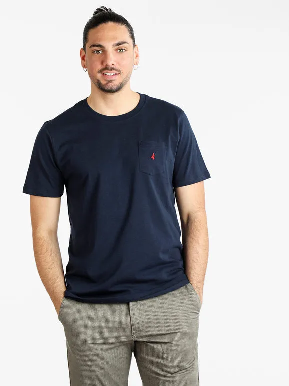 Navigare Camiseta hombre manga corta con bolsillo