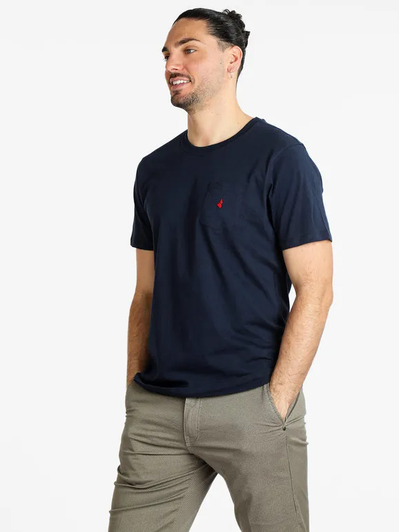 Navigare Camiseta hombre manga corta con bolsillo