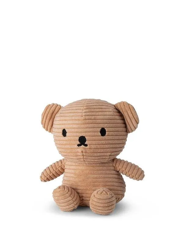 Peluche Oso Boris de pana Beige 17 cm.