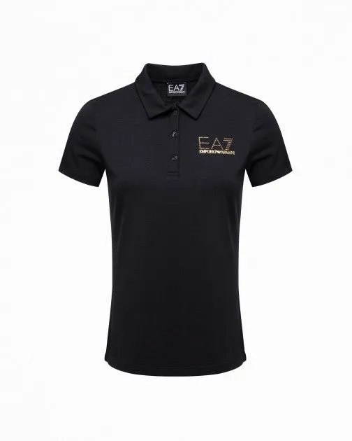 Polo EA7 3RTF05 Negro