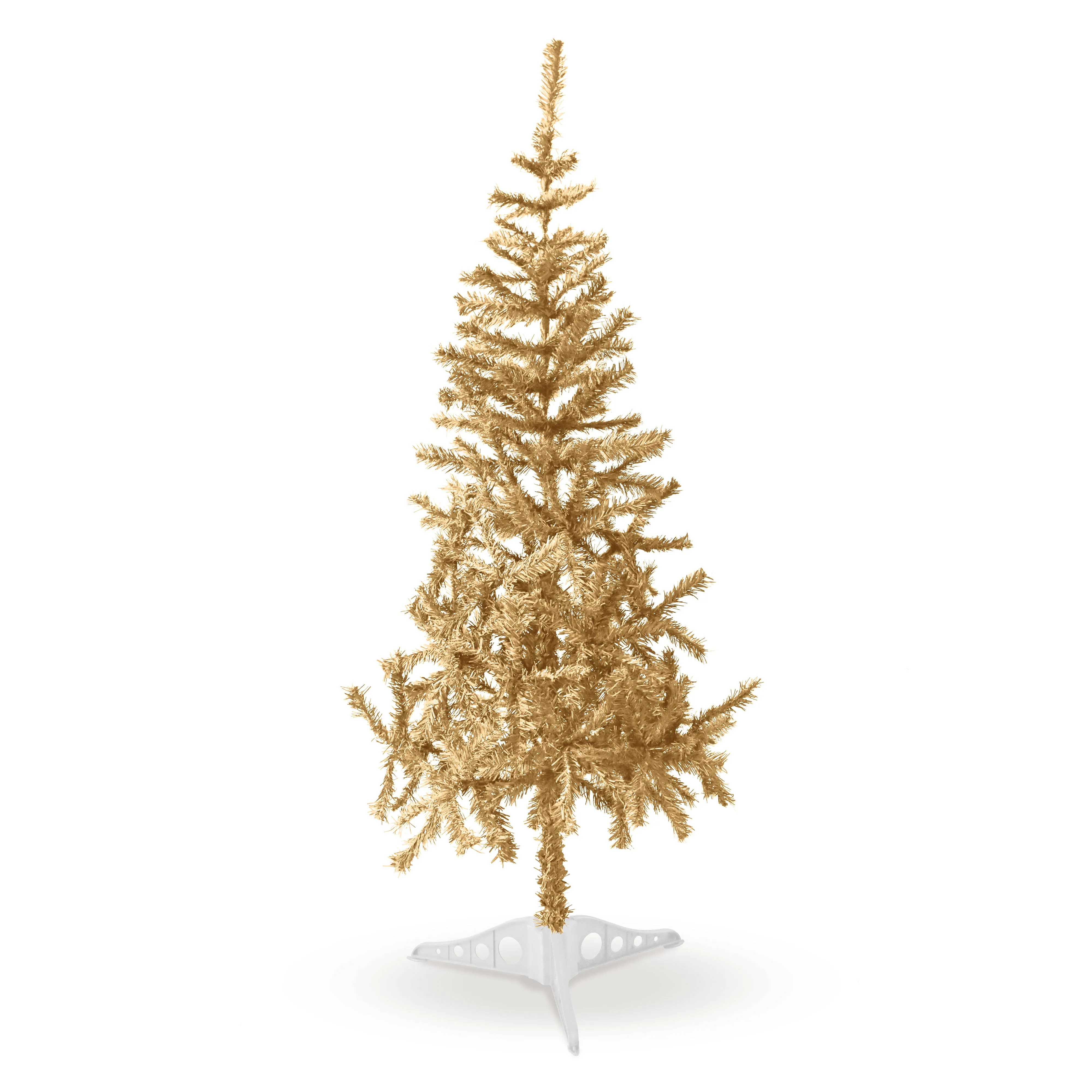 rbol Navideo color Oro Mate, 1.5m
