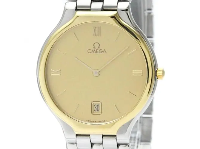 Reloj para hombre Omega De Ville en acero y oro K18 de cuarzo 