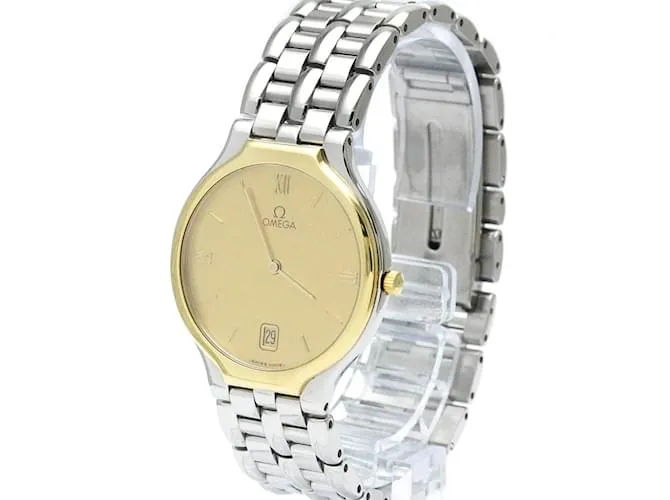 Reloj para hombre Omega De Ville en acero y oro K18 de cuarzo 