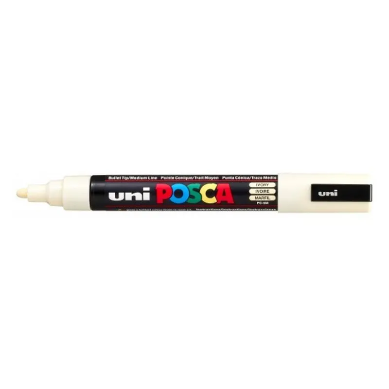 ROTULADOR UNI POSCA PC5M MARFIL
