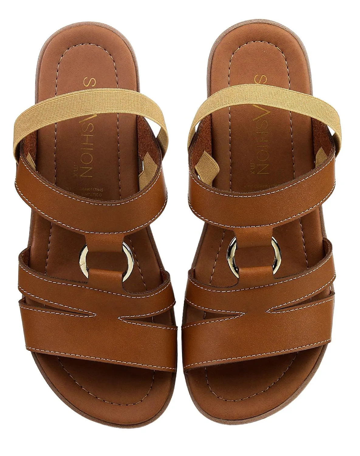 Sandalia Mujer Confort Cua Café Stfashion 04903604