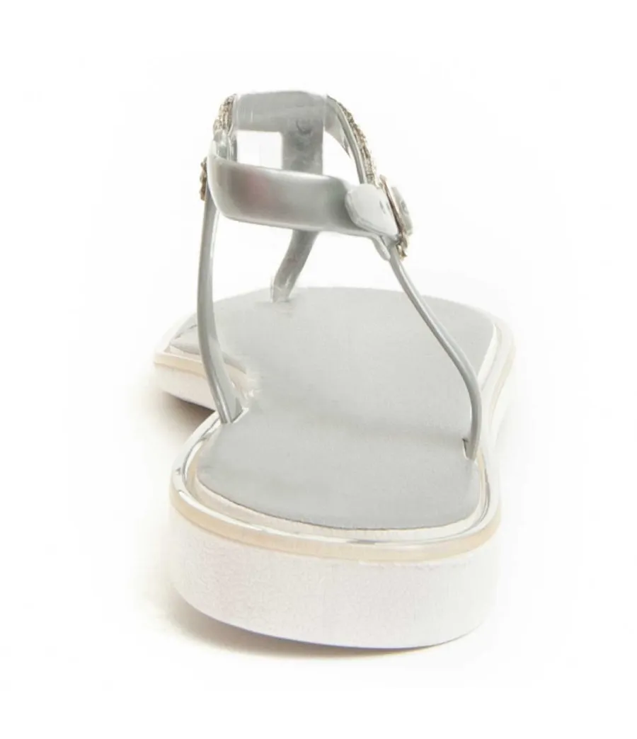 Sandalia Para Mujer  Montevita  Deobril2  90762 Plateado