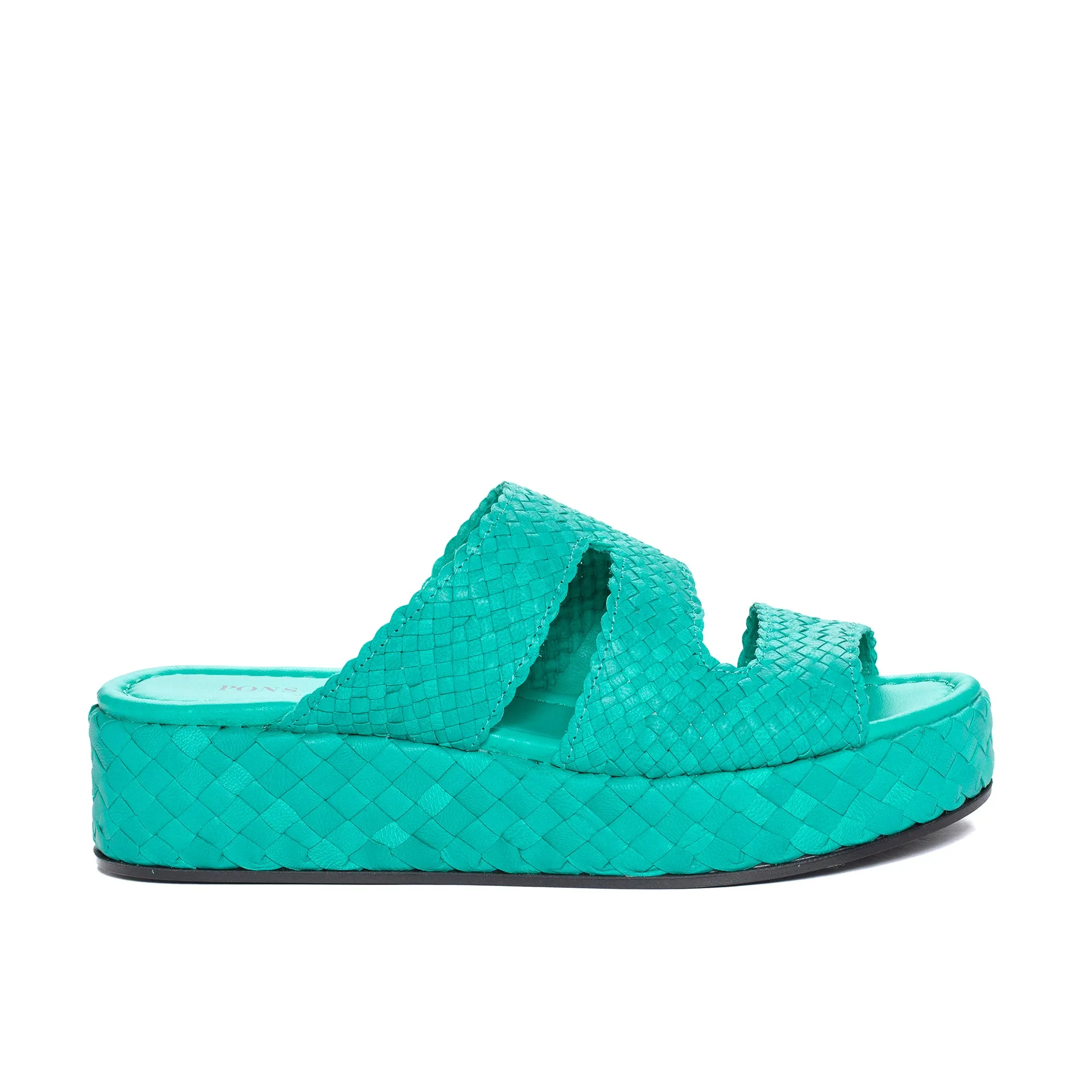 SANDALIA PLATAFORMA FORLI WET ESMERALDA