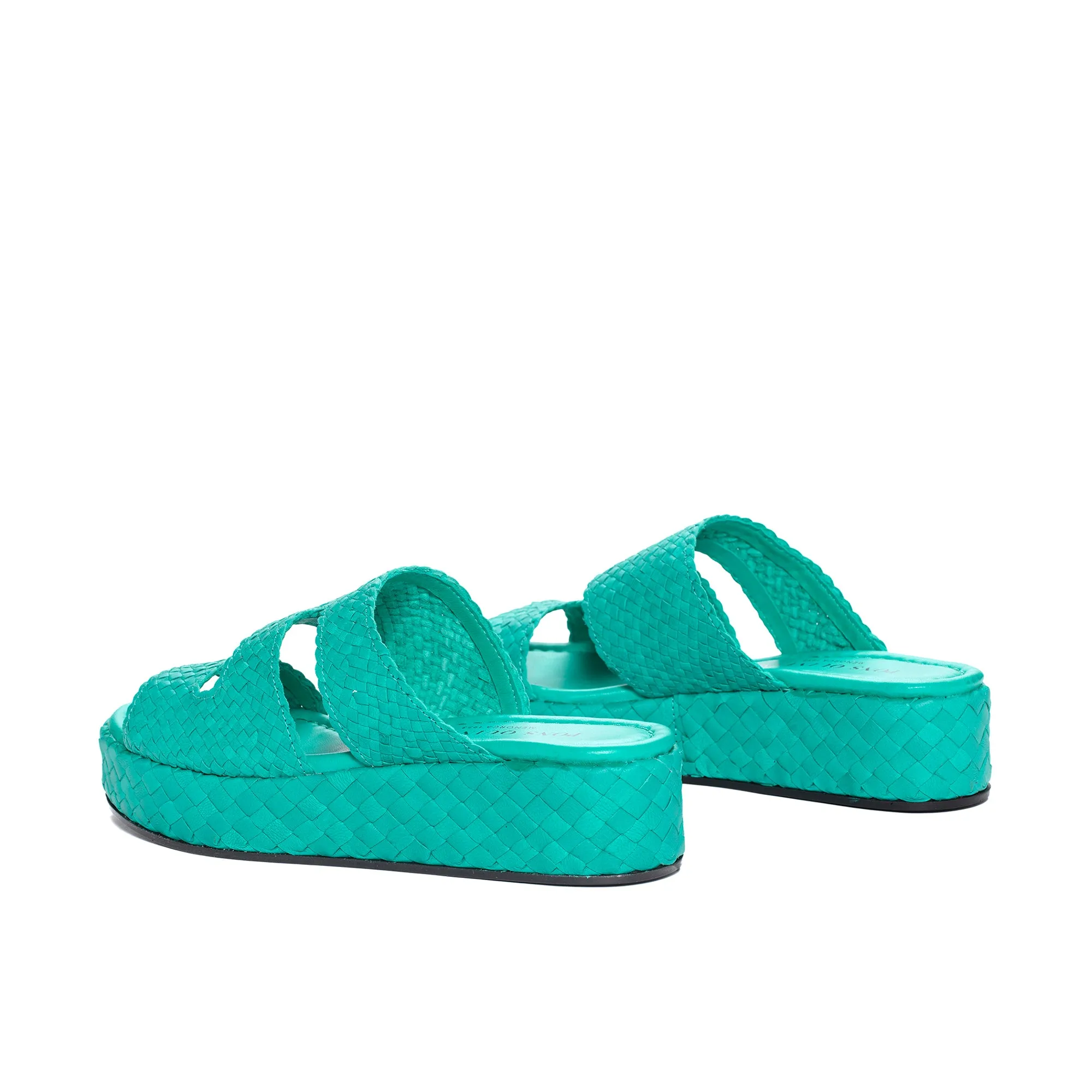 SANDALIA PLATAFORMA FORLI WET ESMERALDA