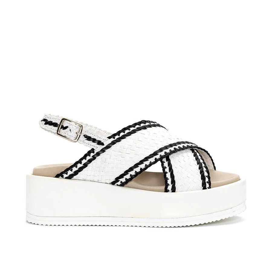 SANDALIA PLATAFORMA NIZA WET MILK