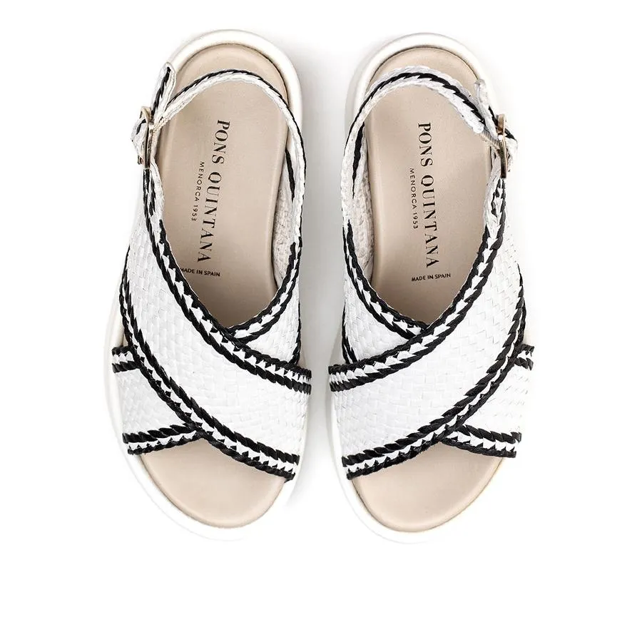 SANDALIA PLATAFORMA NIZA WET MILK