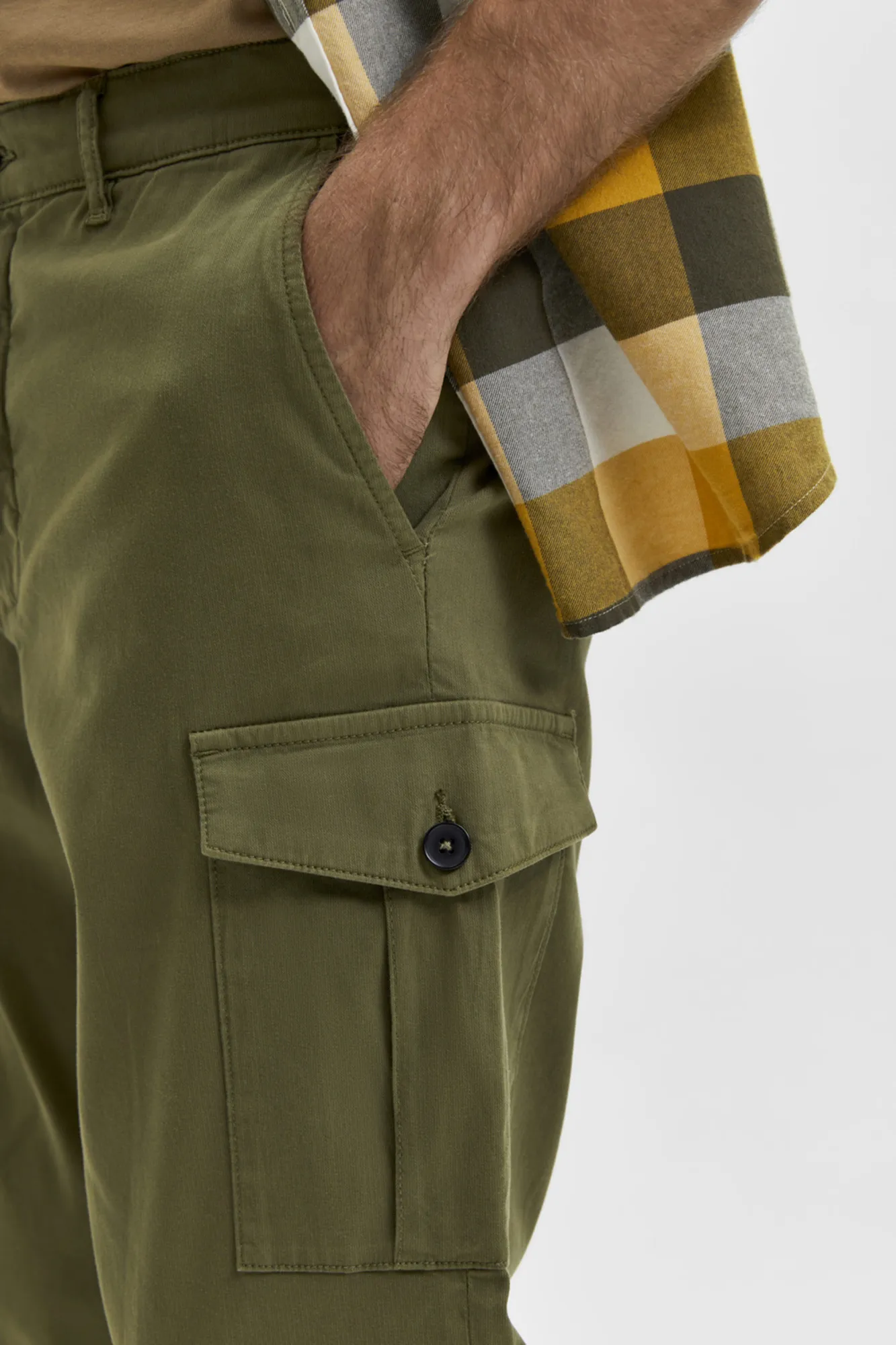 Selected Pantalón cargo slim fit