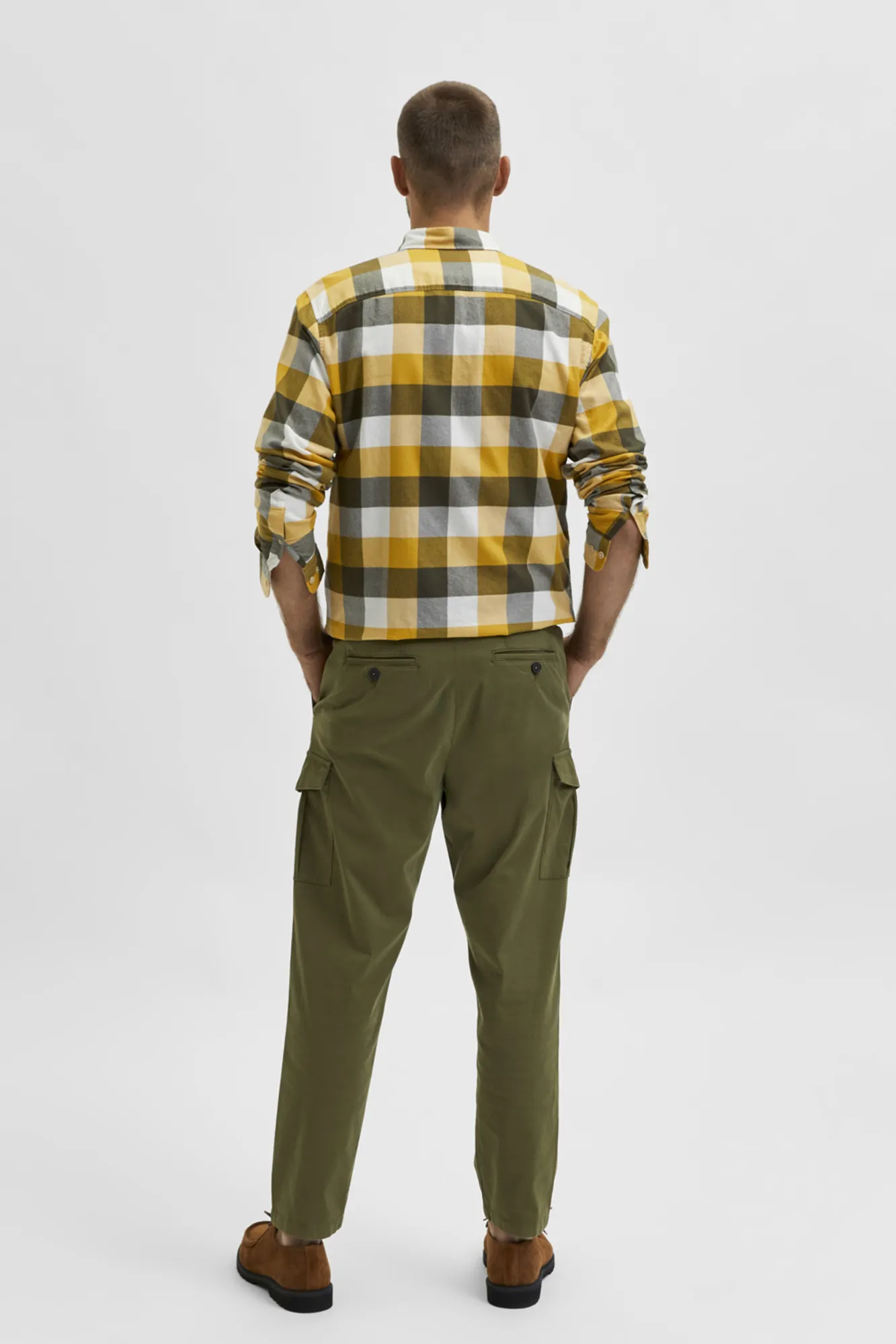 Selected Pantalón cargo slim fit