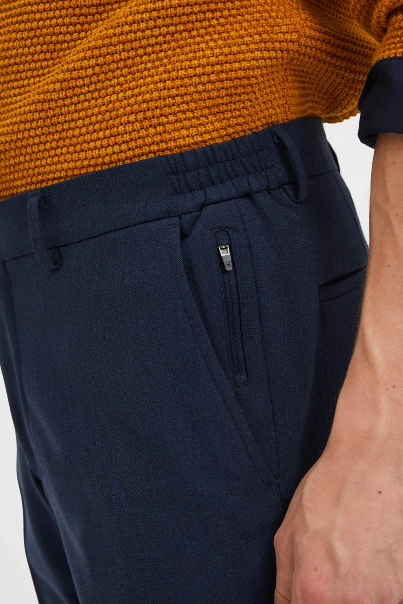 Selected Pantalón slim fit estructura