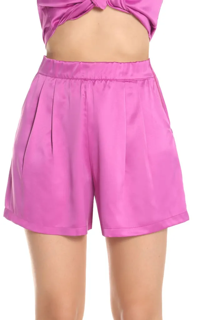 Short Magenta Tipo Sastre